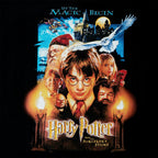 Image produit Harry Potter - T-shirt Poster Pierre Philosophale Noir