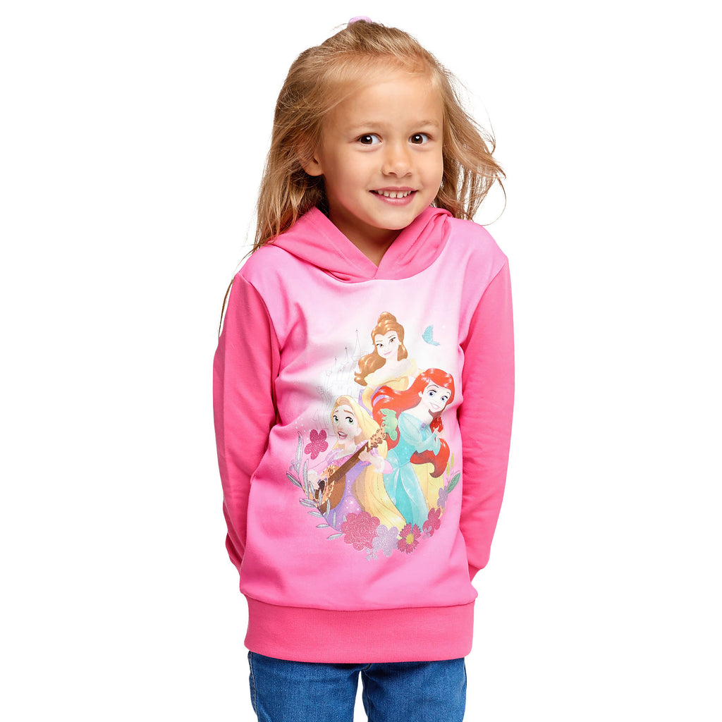 Image produit Sweat à capuche Disney Princess pour enfants rose