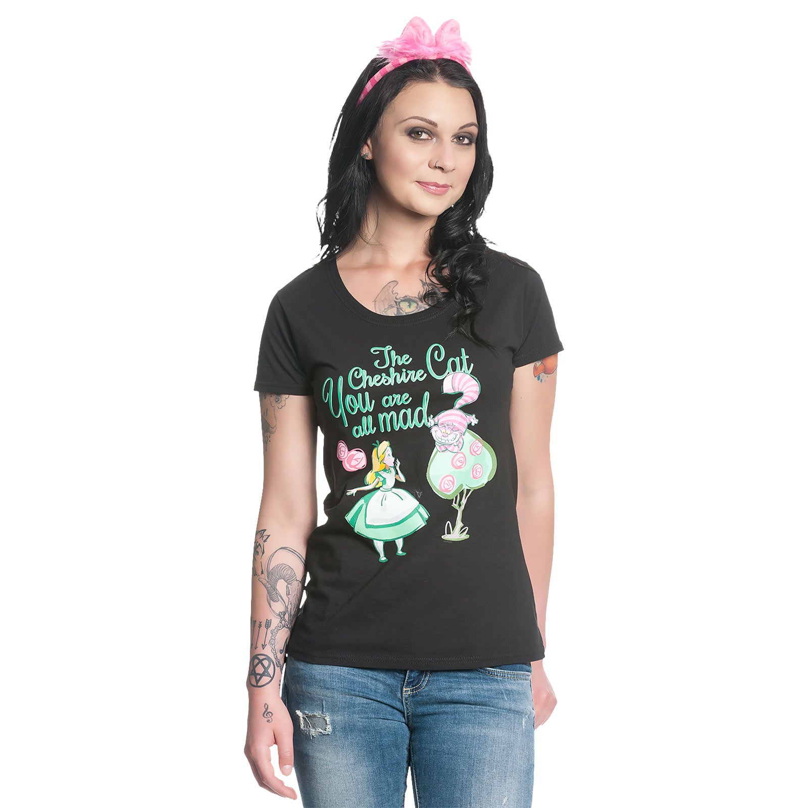 Product image Alice in Wonderland - All Mad Women's T-Shirt Black