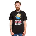 Image produit Minions - No Adult Today t-shirt noir