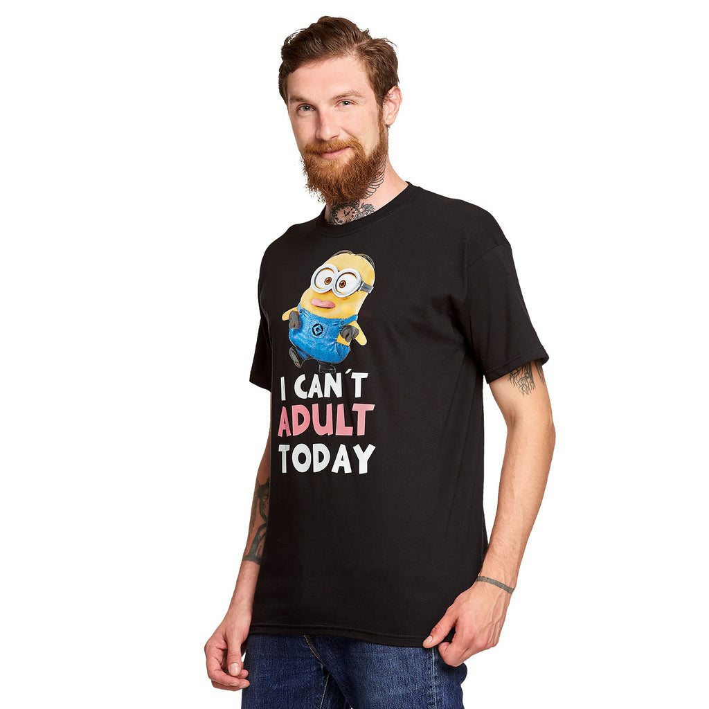 Image produit Minions - No Adult Today t-shirt noir