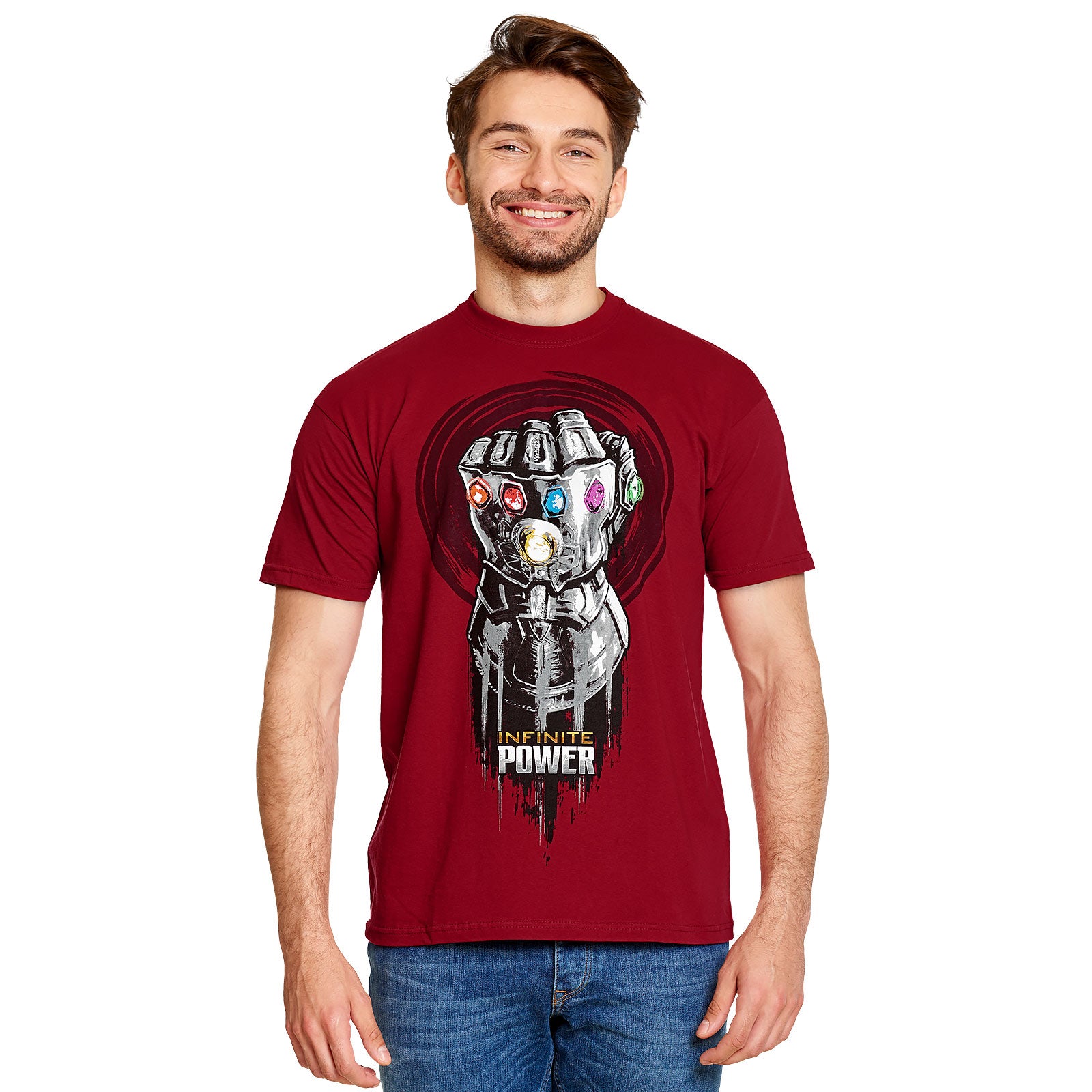 Image produit Avengers - T-shirt Infinite Power rouge