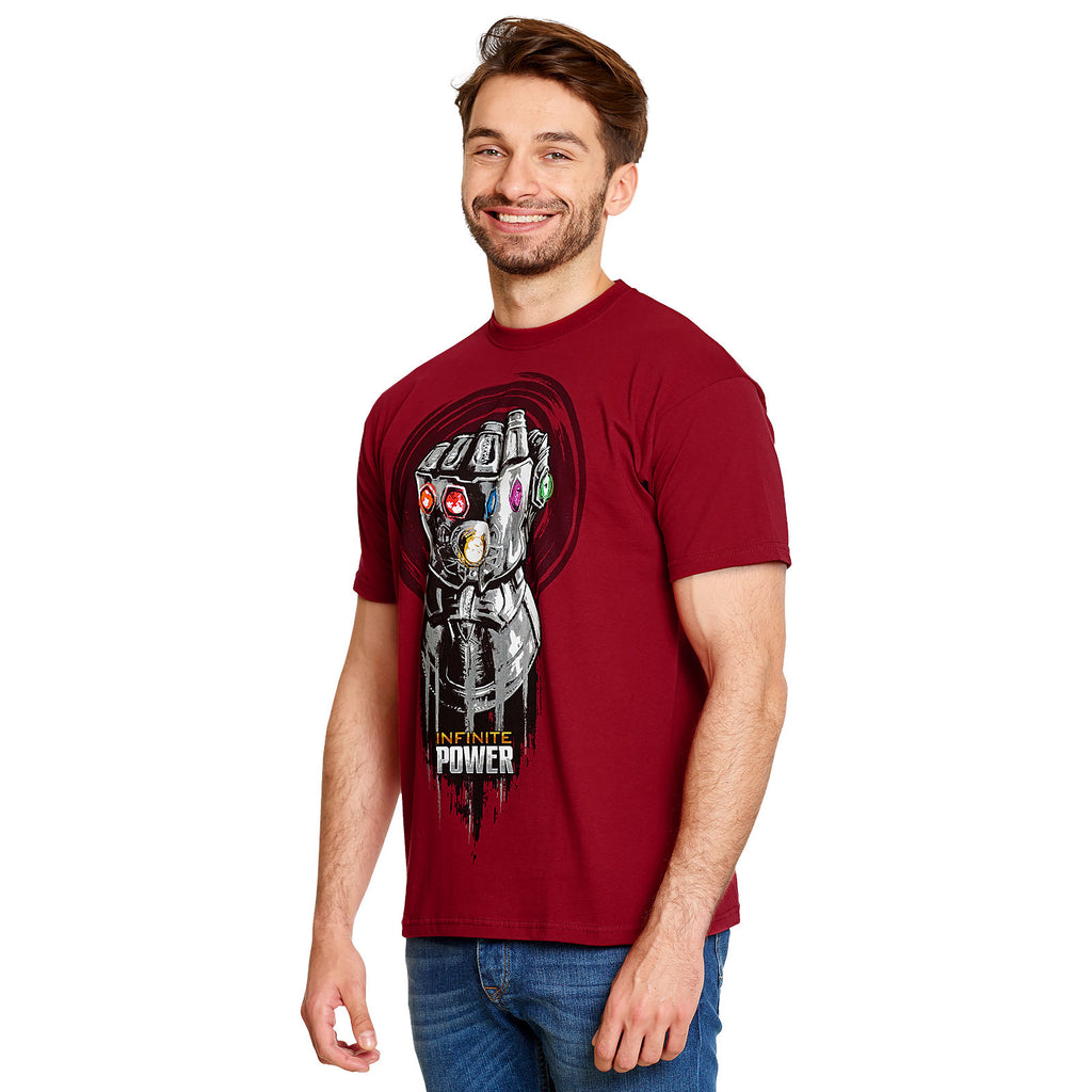 Image produit Avengers - T-shirt Infinite Power rouge