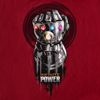 Image produit Avengers - T-shirt Infinite Power rouge