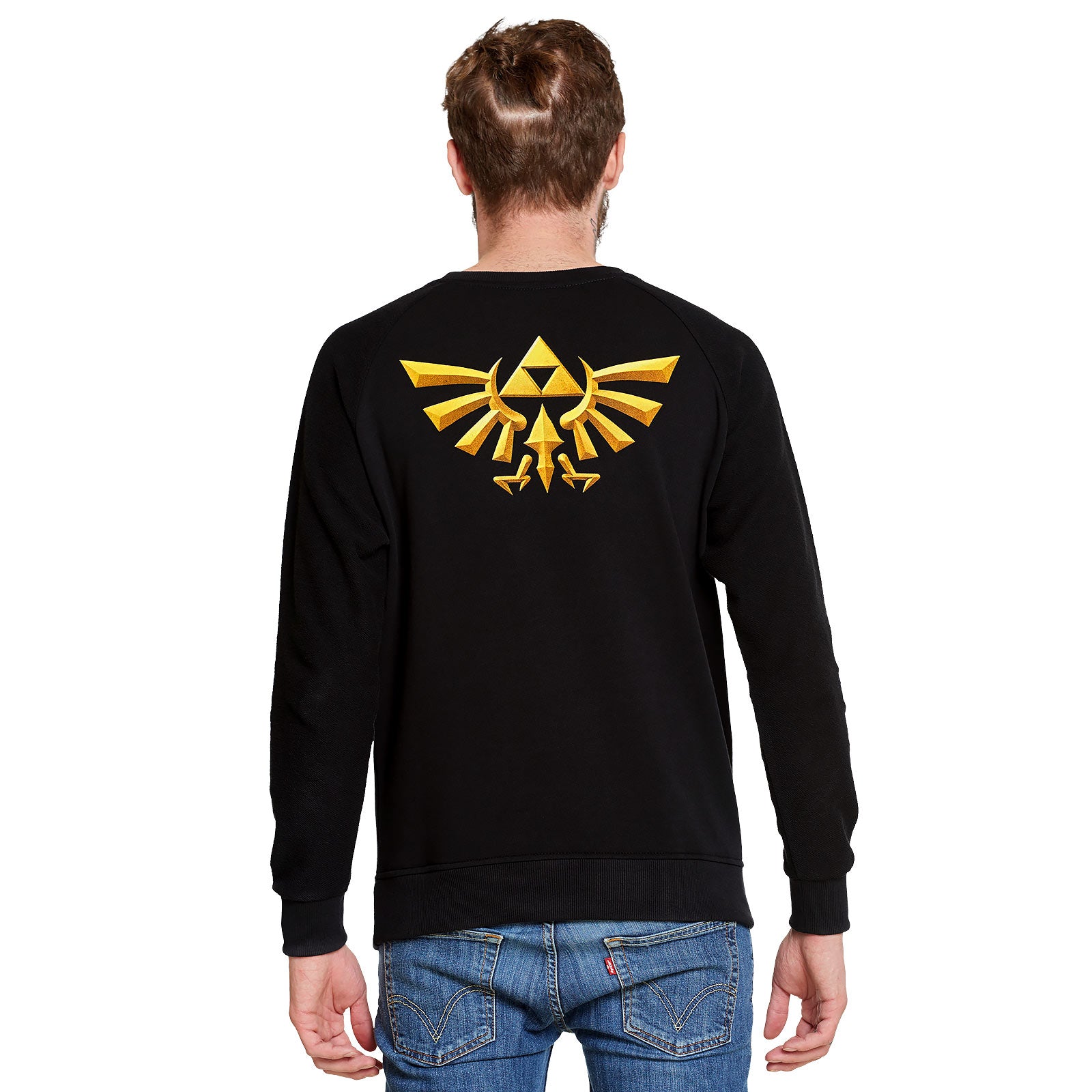 Image produit Zelda - Sweat Hyrule Logo Triforce noir