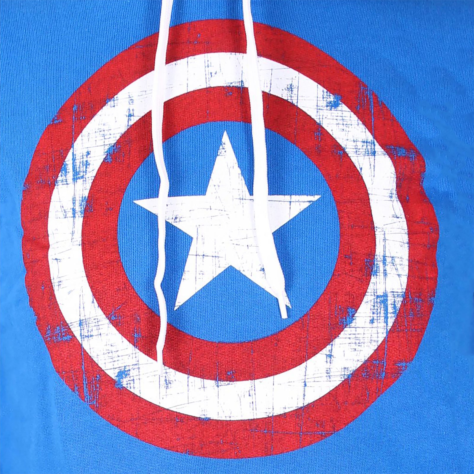 Image produit Captain America - Sweat à capuche Shield pour femmes bleu