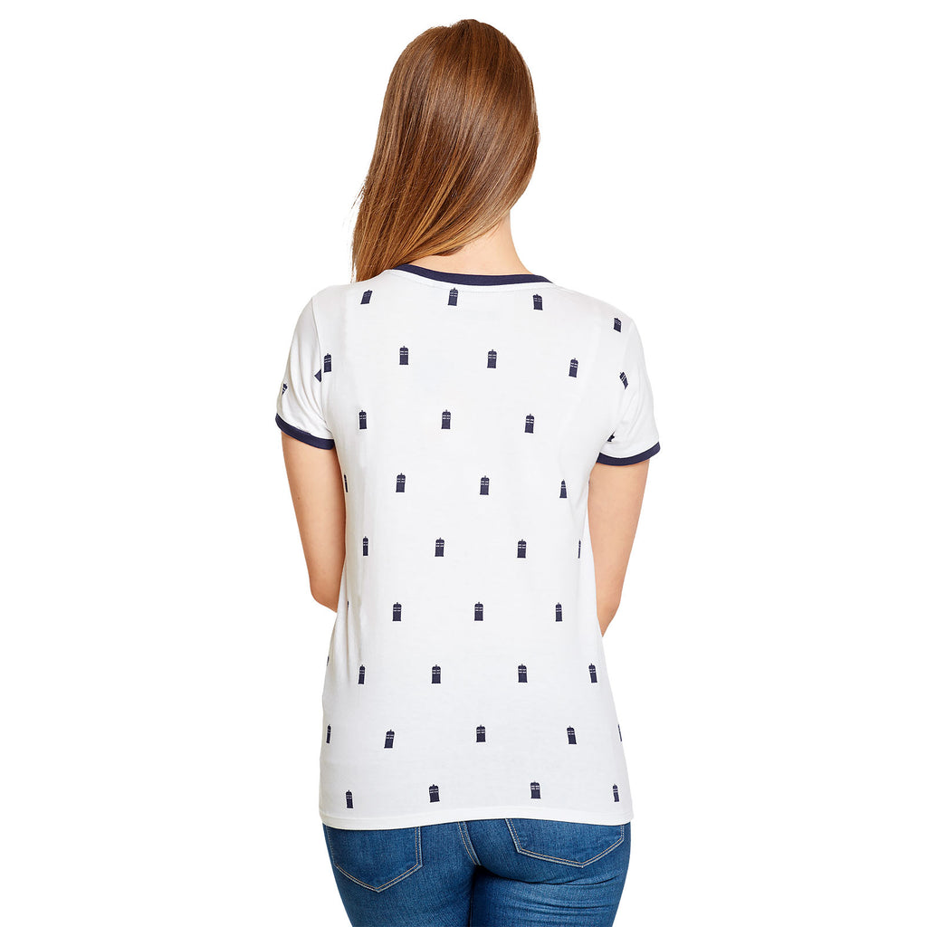 Image produit Doctor Who - T-shirt Femme Doctor's Companion Blanc