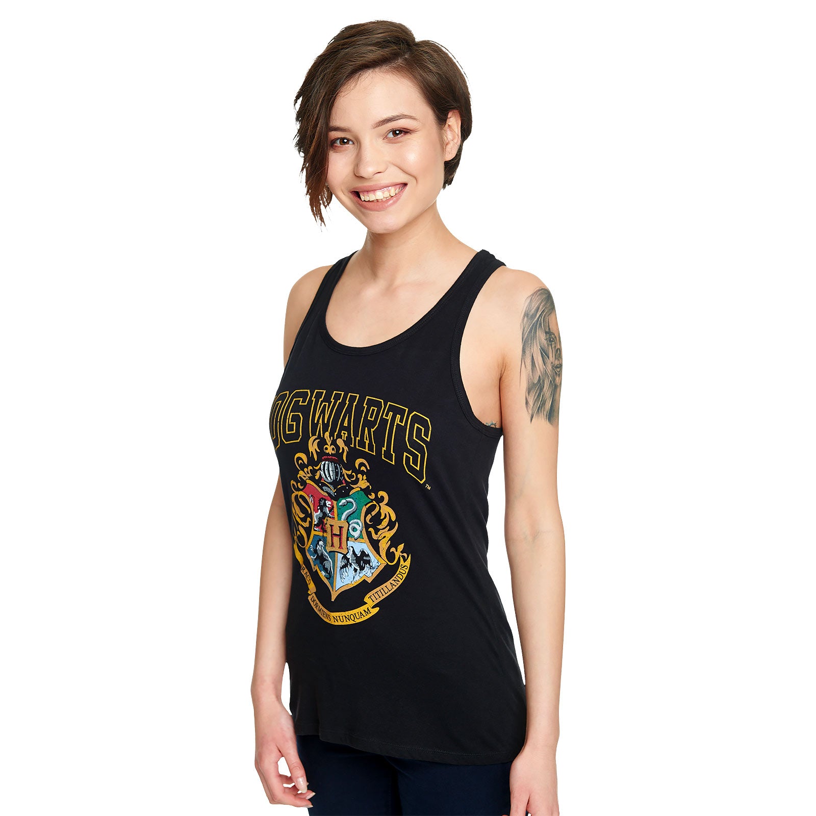 Image produit Harry Potter - Débardeur noir avec blason de Poudlard