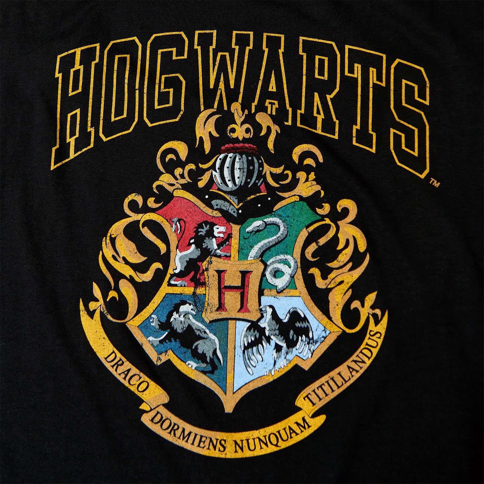 Image produit Harry Potter - Débardeur noir avec blason de Poudlard