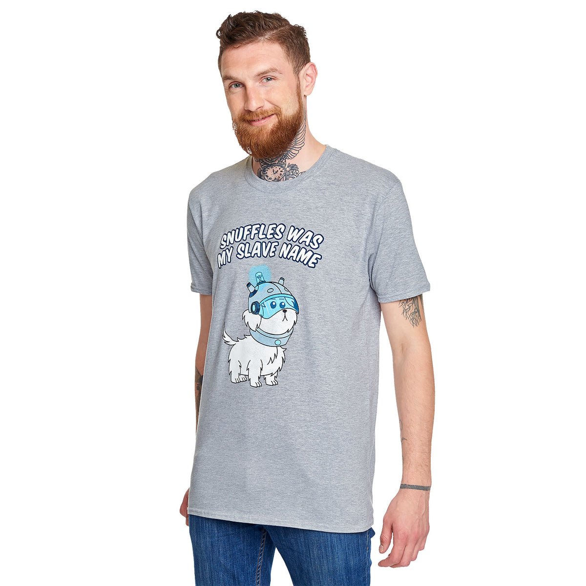 Image produit Rick et Morty - T-shirt Snuffles Gris