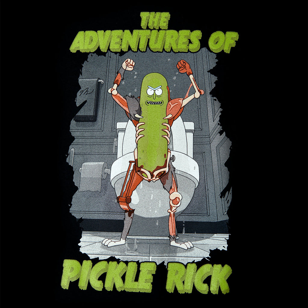 Image produit Rick et Morty - Aventures de Pickle Rick T-Shirt noir