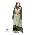 Image produit Robe médiévale à capuche Dala verte