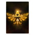 Image produit Poster métallique du logo Hyrule pour les fans de Zelda