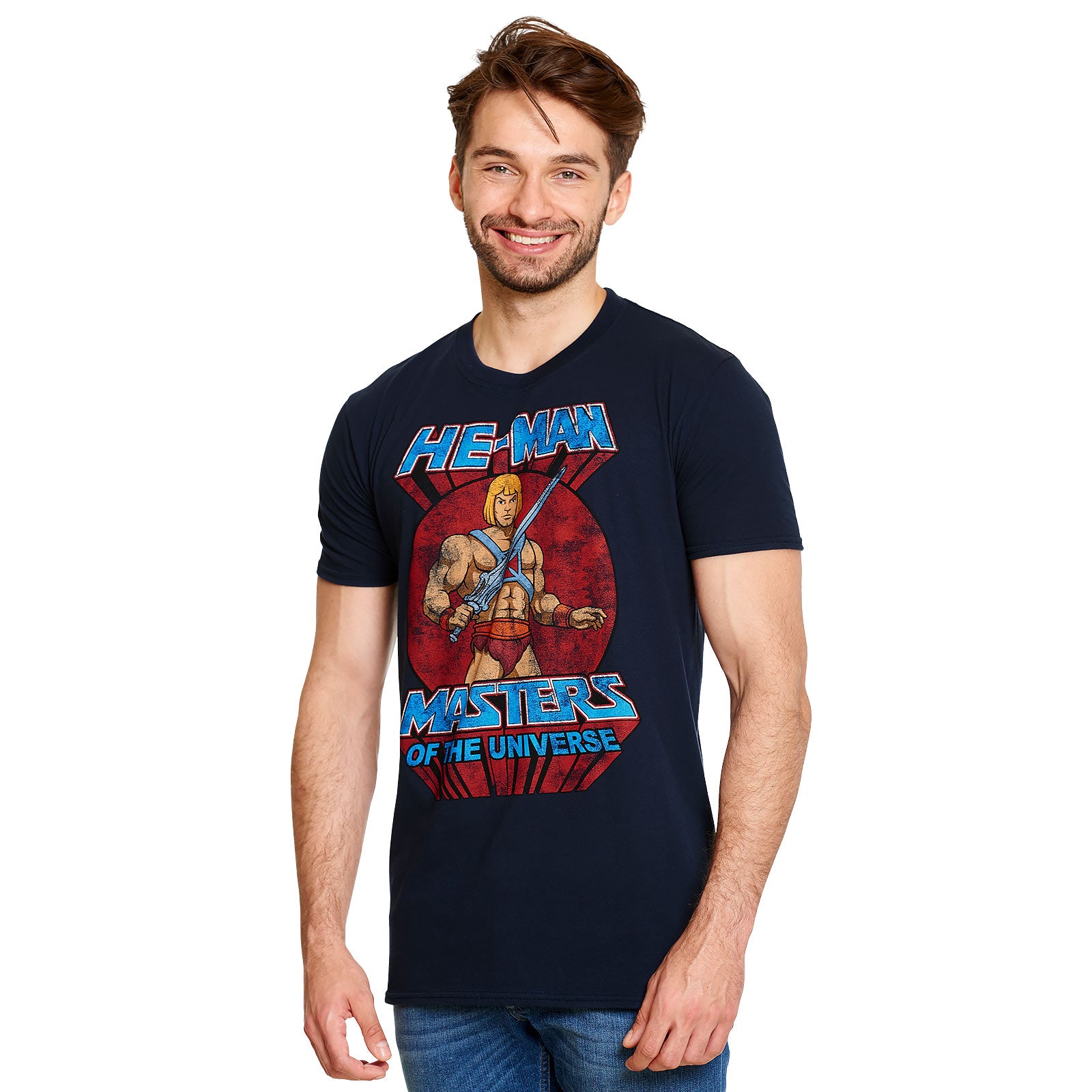 Image produit Masters of the Universe - T-shirt He-Man Pose bleu