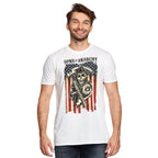 Image produit Sons of Anarchy - T-shirt Reaper Flag blanc