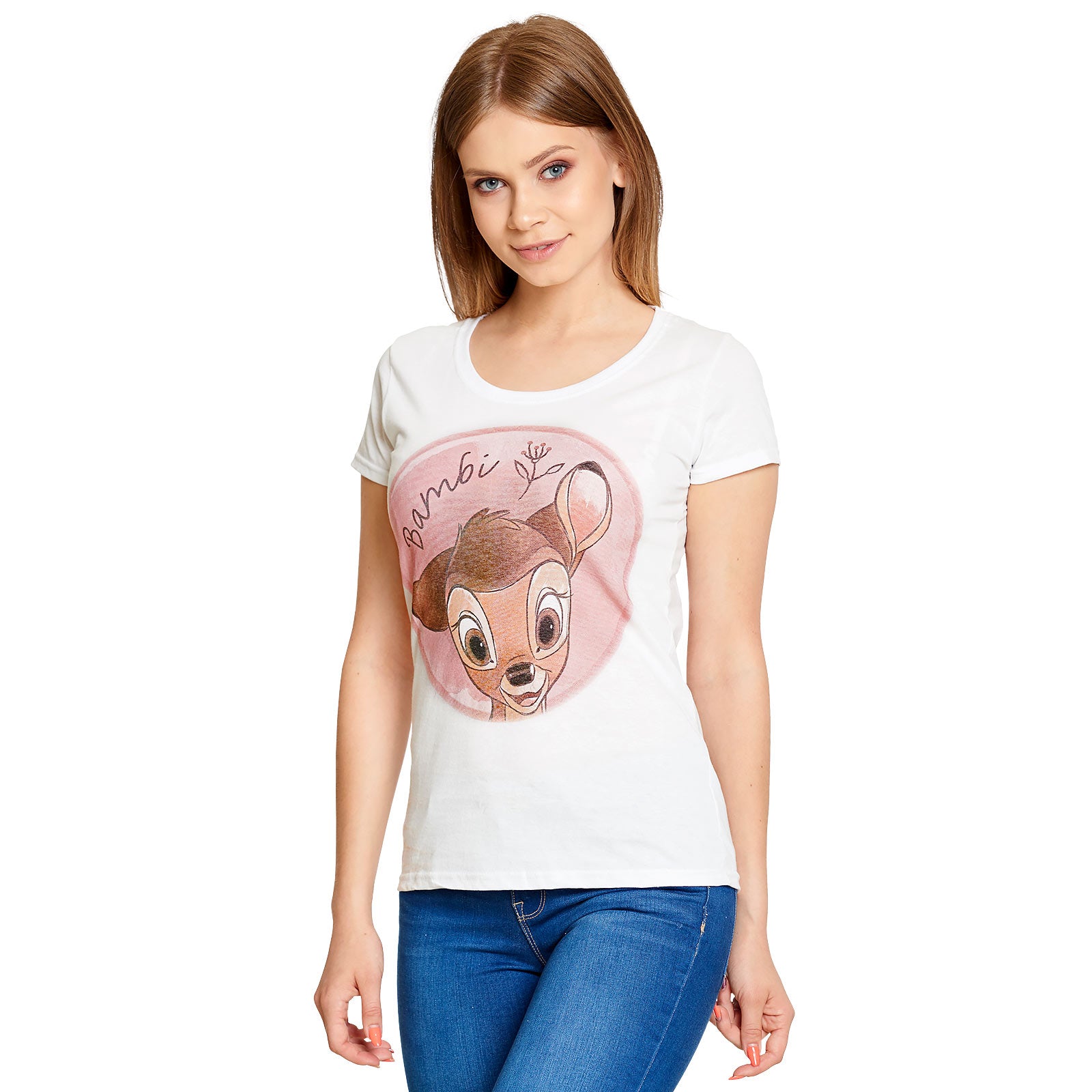 Image produit T-shirt Bambi pour femmes blanc