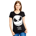 Image produit Nightmare Before Christmas - T-shirt femme Jack Smile noir