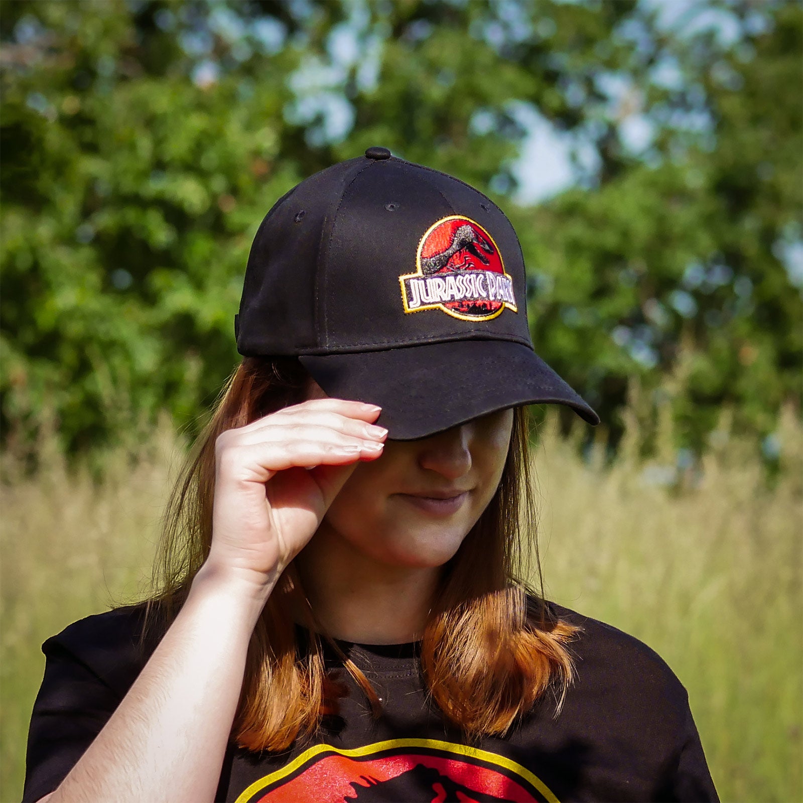 Image produit Jurassic Park - Casquette de baseball avec logo du film noir