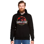 Image produit Jurassic Park - Sweat à capuche avec logo du film noir