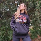 Image produit Jurassic Park - Sweat à capuche avec logo du film noir