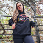 Image produit Jurassic Park - Sweat à capuche avec logo du film noir