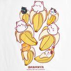Image produit Bananya - T-shirt femme Characters blanc