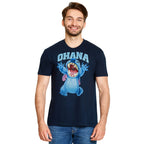 Image produit Lilo & Stitch - T-shirt Ohana bleu