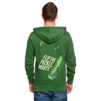 Image produit Rick et Morty - Sweat à capuche visage de Pickle Rick vert