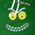 Image produit Rick et Morty - Sweat à capuche visage de Pickle Rick vert