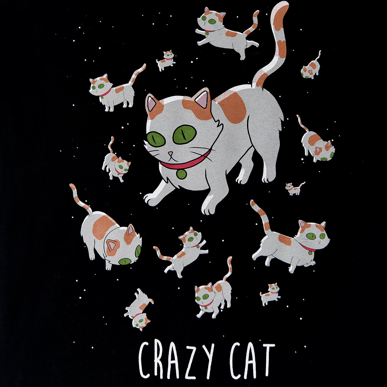 Image produit Rick et Morty - T-shirt Crazy Cat pour femmes noir