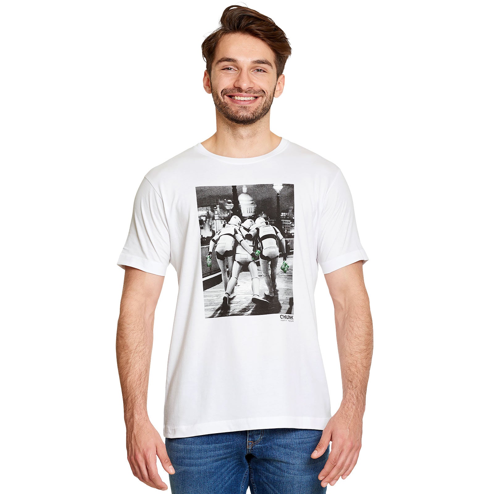 Image produit T-Shirt Imperial Fighters at Night pour les fans de Star Wars