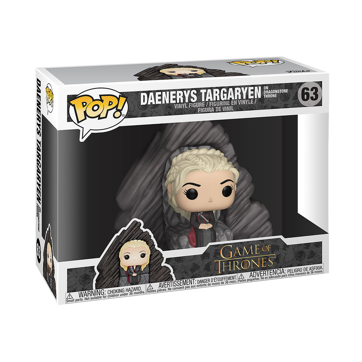 Image produit Game of Thrones - Daenerys sur le trône de Dragonstone Funko Pop Figure