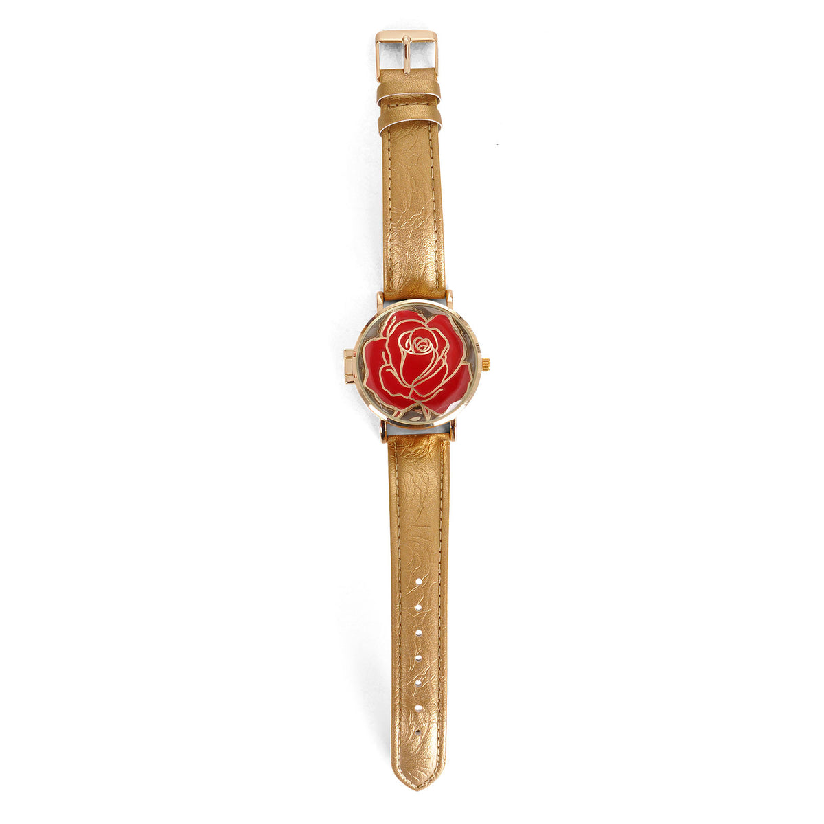 Image produit La Belle et la Bête - Montre-bracelet Rose Enchantée