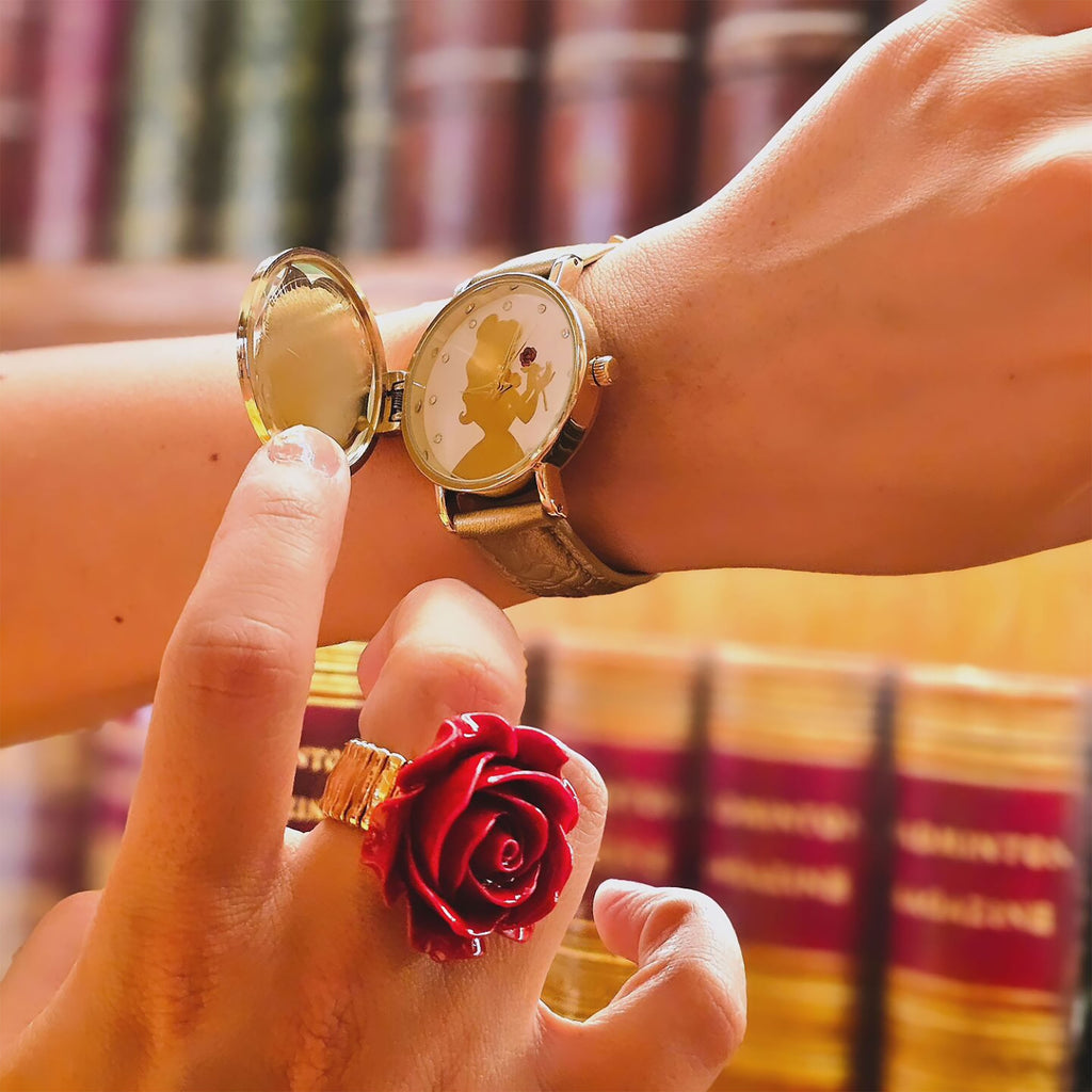 Image produit La Belle et la Bête - Montre-bracelet Rose Enchantée