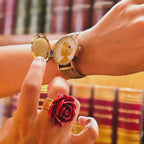 Image produit La Belle et la Bête - Montre-bracelet Rose Enchantée