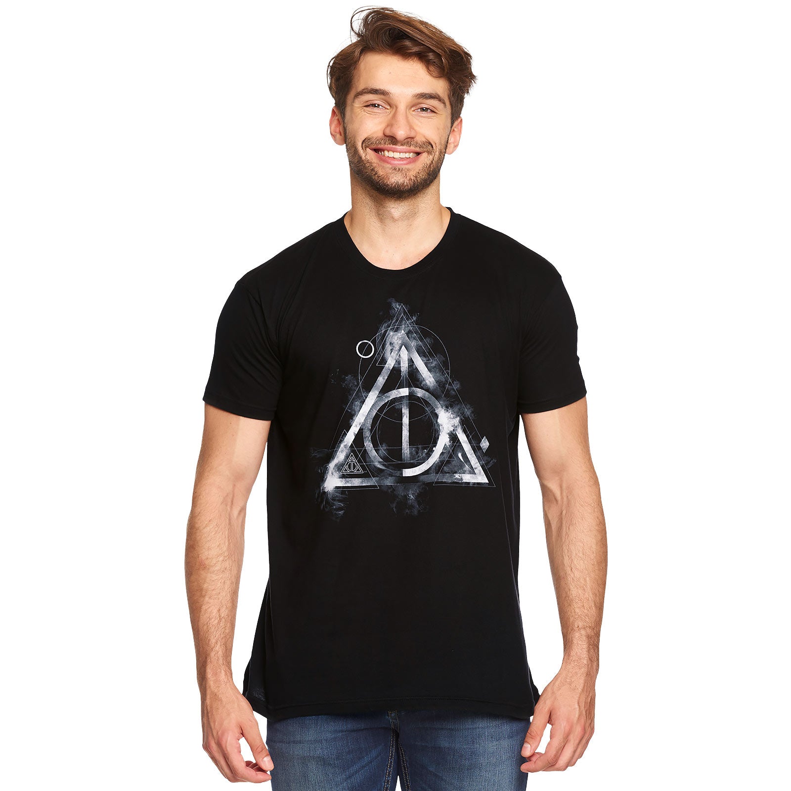 Image produit Harry Potter - T-Shirt Smoky Hallows noir