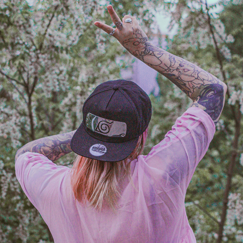 Image produit Naruto - Casquette Snapback Symbole Métallique de Konoha