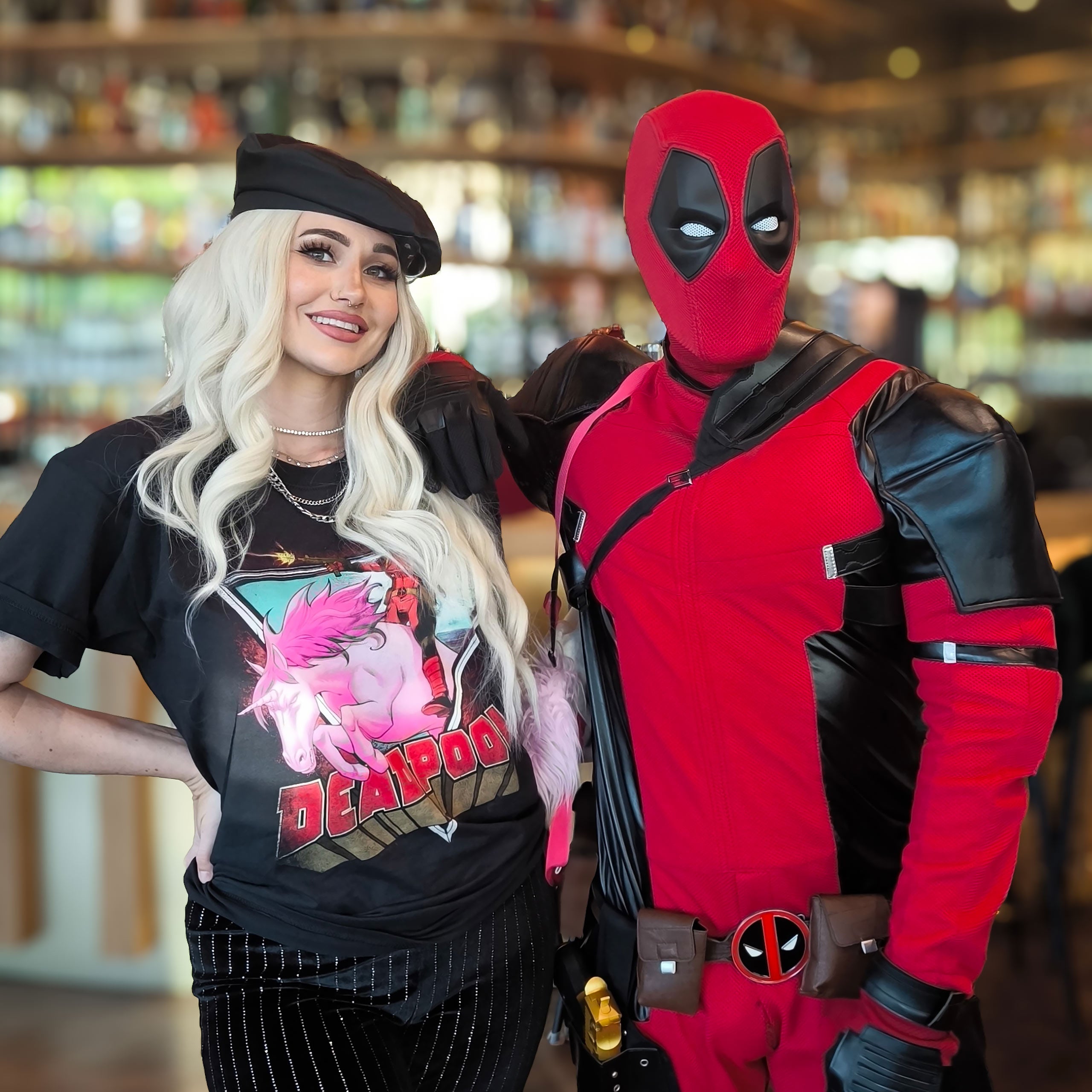 Image produit Deadpool - T-shirt Unicorn Ride noir