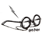 Image produit Harry Potter - Débardeur blanc à lunettes