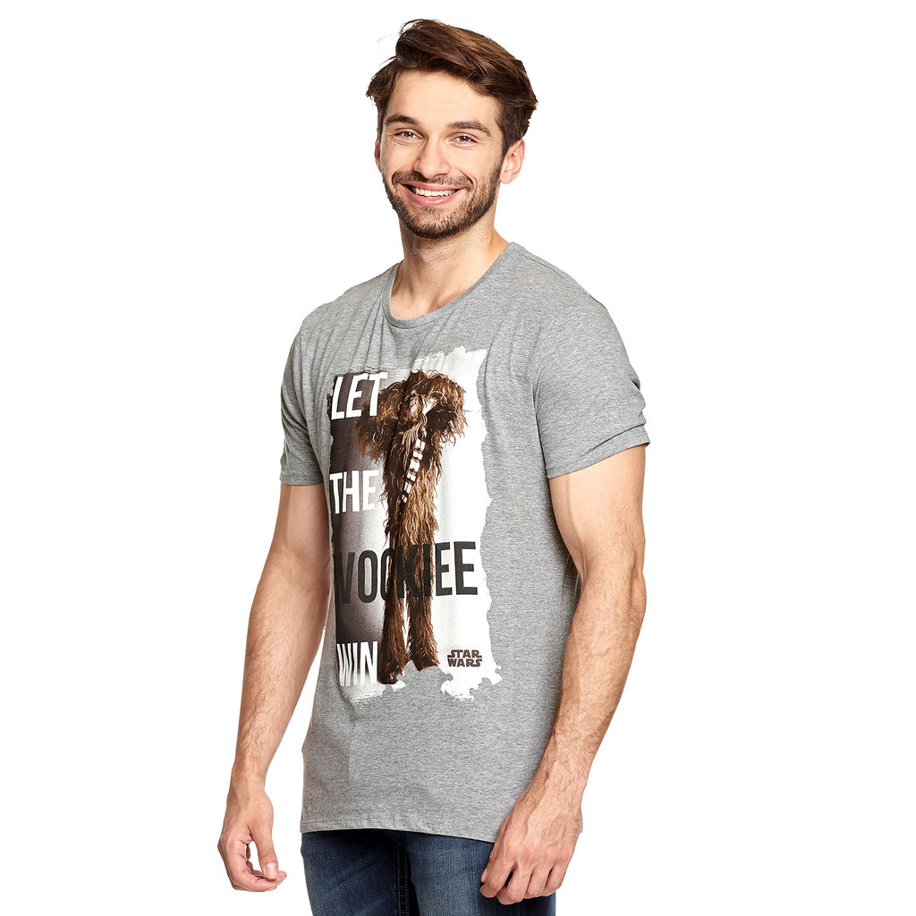 Image produit Star Wars - Laissez le Wookiee gagner T-shirt gris