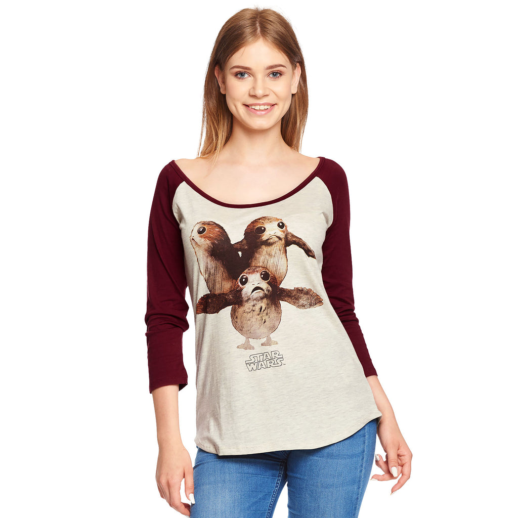 Image produit Star Wars - Triple Porg Longsleeve Femmes