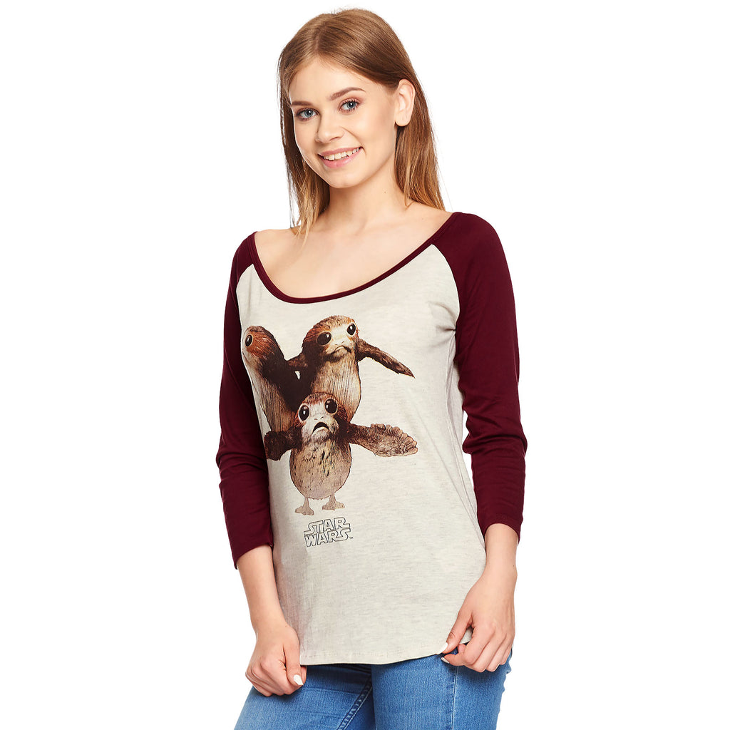 Image produit Star Wars - Triple Porg Longsleeve Femmes