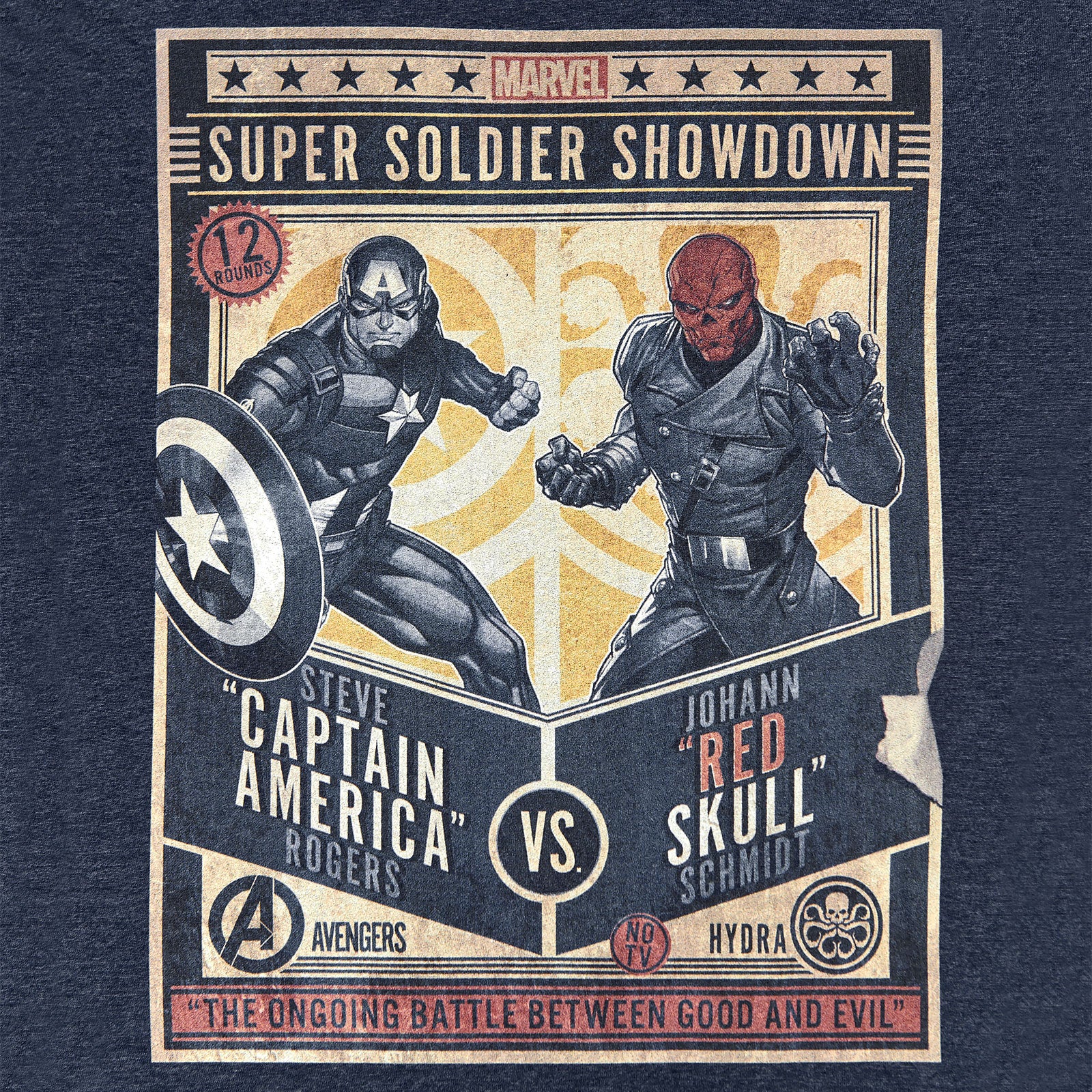 Image produit Captain America - Super Soldier Showdown T-shirt bleu