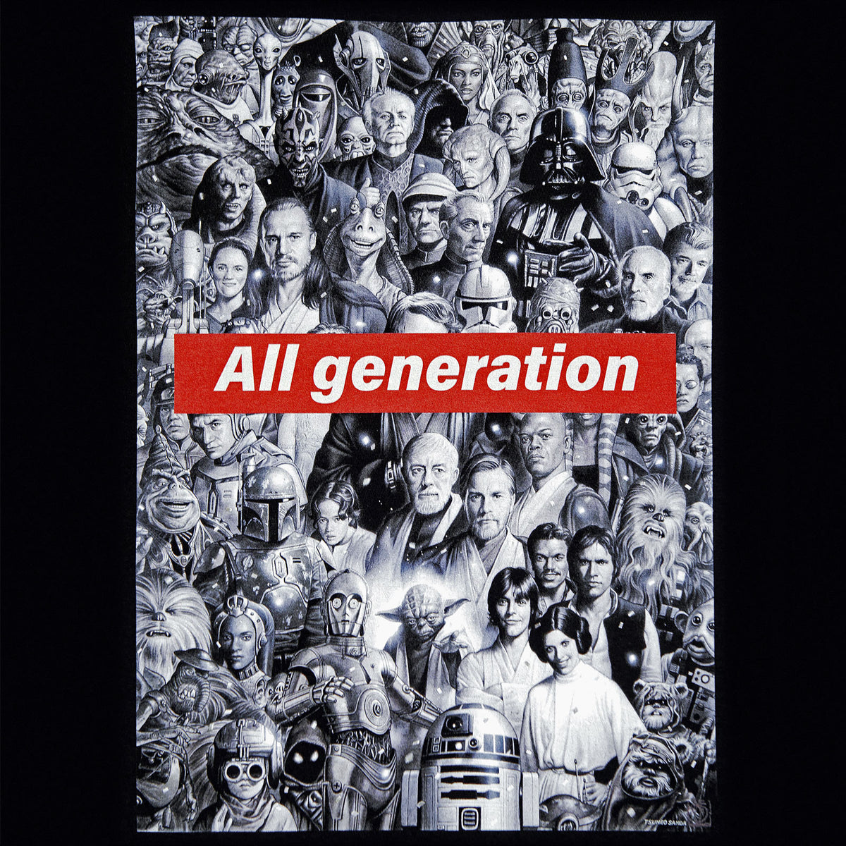 Image produit Star Wars - T-Shirt All Generation noir