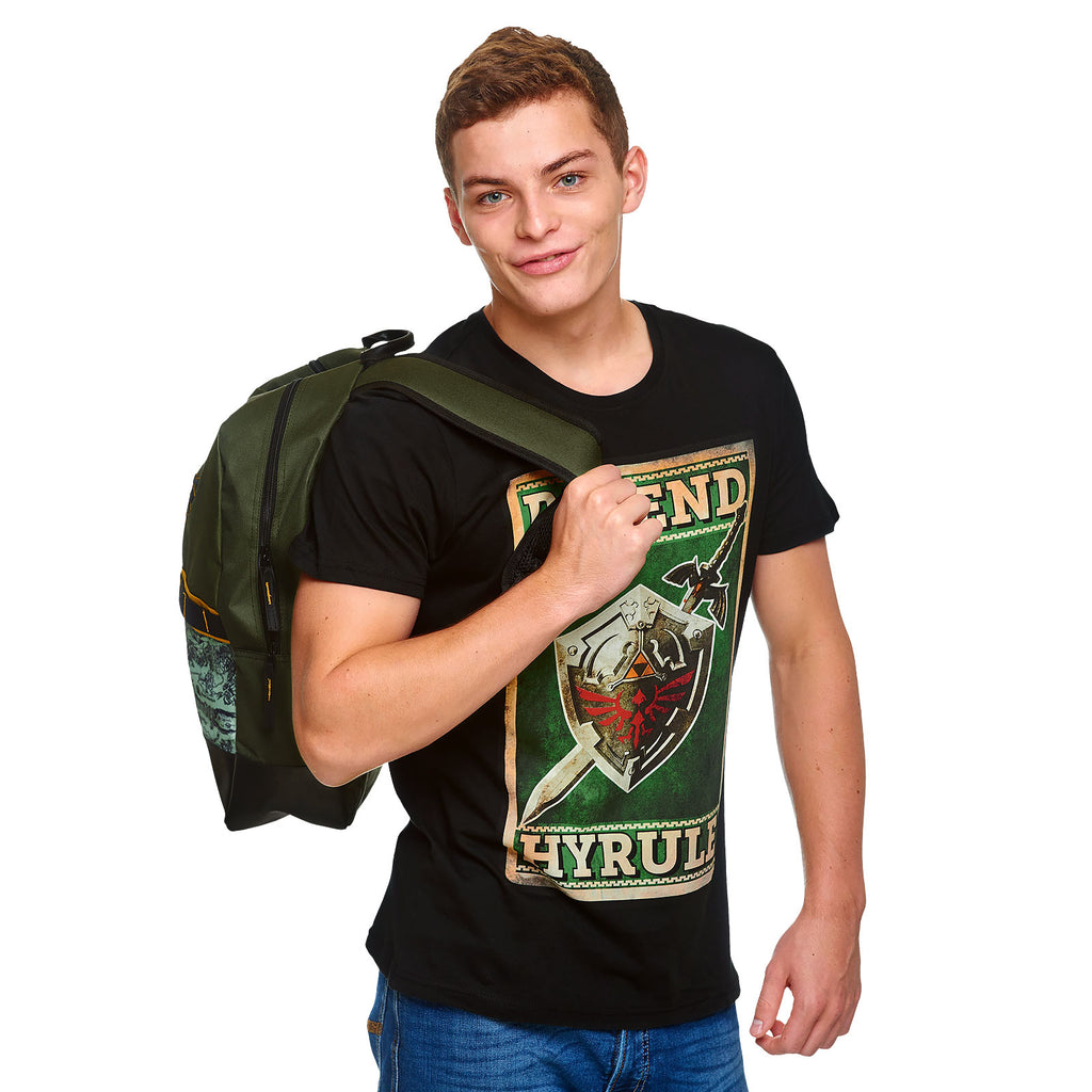 Image produit Zelda - T-shirt noir 'Defend Hyrule Propaganda Poster'