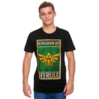 Image produit Zelda - T-shirt noir du poster de propagande du Royaume d'Hyrule