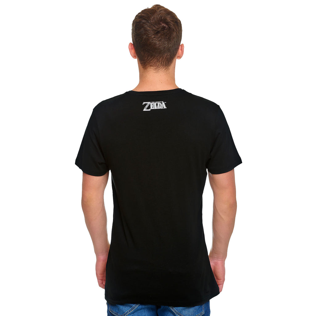 Image produit Zelda - T-shirt noir du poster de propagande du Royaume d'Hyrule