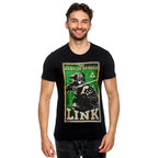 Image produit Zelda - Link Héros de Hyrule T-shirt Propagande Poster Noir