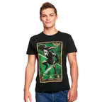Image produit Zelda - Link Triforce Propaganda Poster T-Shirt noir