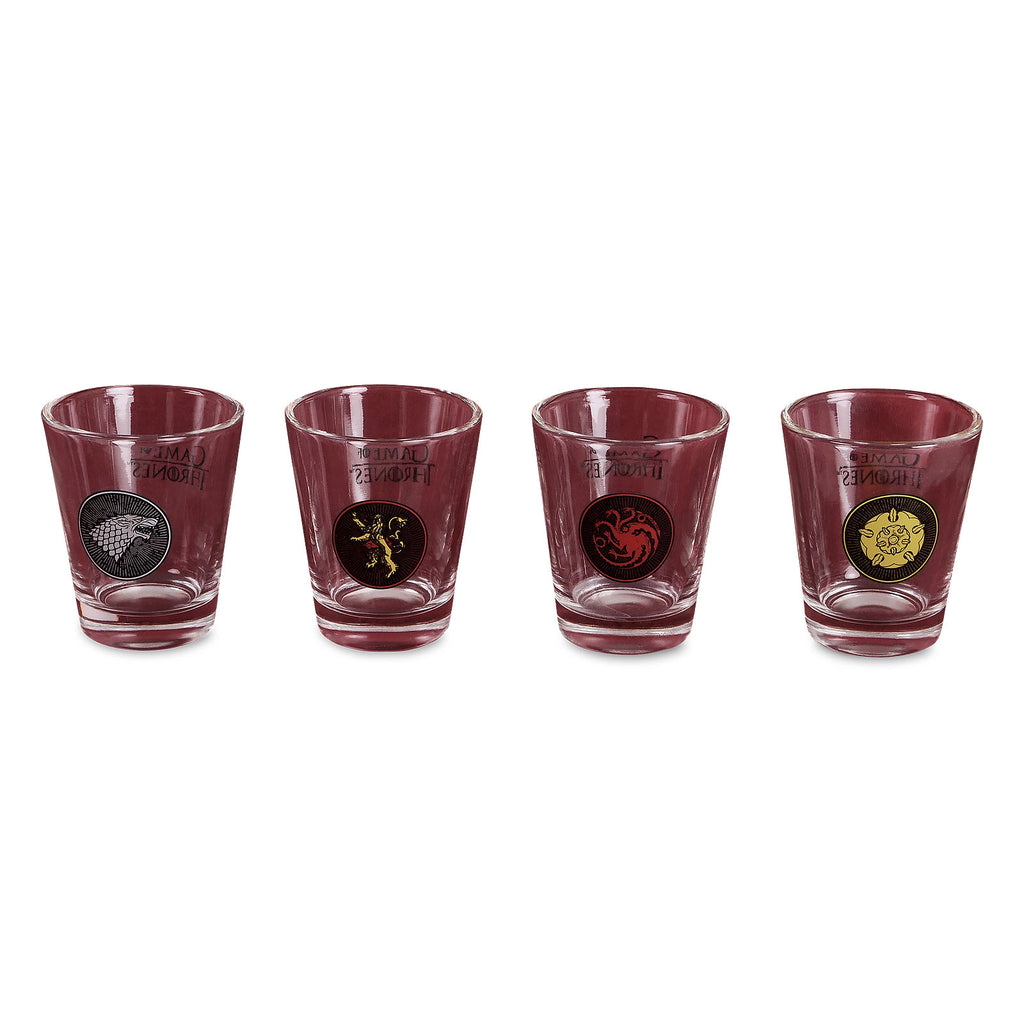 Image produit Game of Thrones - Ensemble de verres à shot blasons des maisons